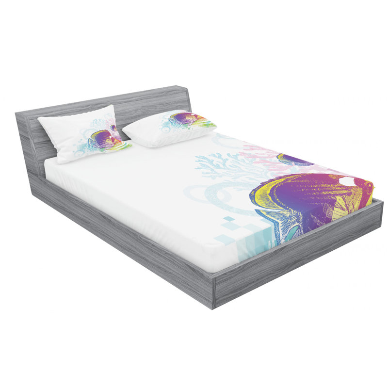 Microfiber Sheet Set, Full Sheet Set with Fitted Sheet