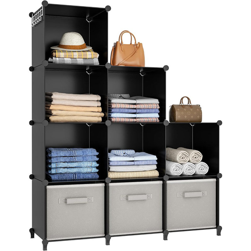 Organisateur de placard, organisateurs de rangement à 9 cubes et rangement, ...