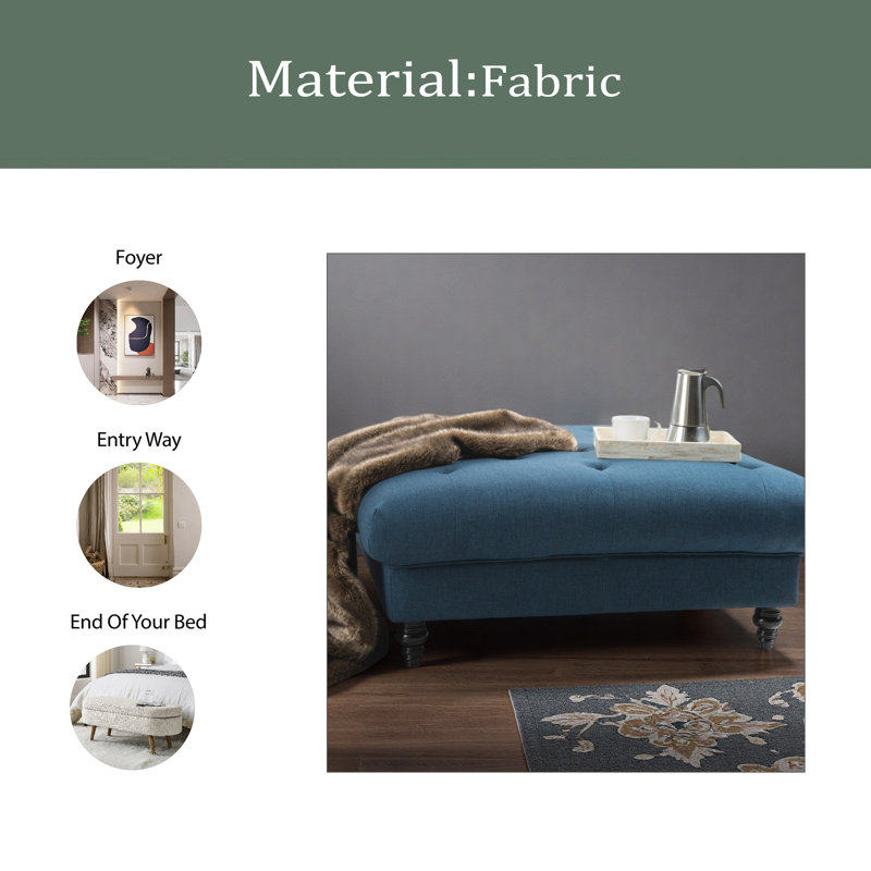 TUFTED OTTOMAN