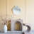 32.3X14.2X29.9" Modern Arched Sculptural Console Table With Beige Faux Travertine Finish