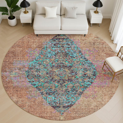 Premium Machine Washable Mayfield Border Rug