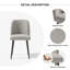 Chaise d'appoint rembourrée avec pieds en métal doré (ensemble de 2)-1763147380