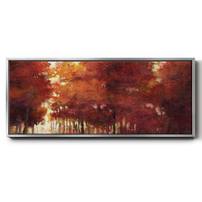 Lumière de l'après-midi - Toile encadrée, H 20 po x l 50 po