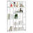 Suva 6-Shelf Tier Manufactured Wood Bookcase -682289969