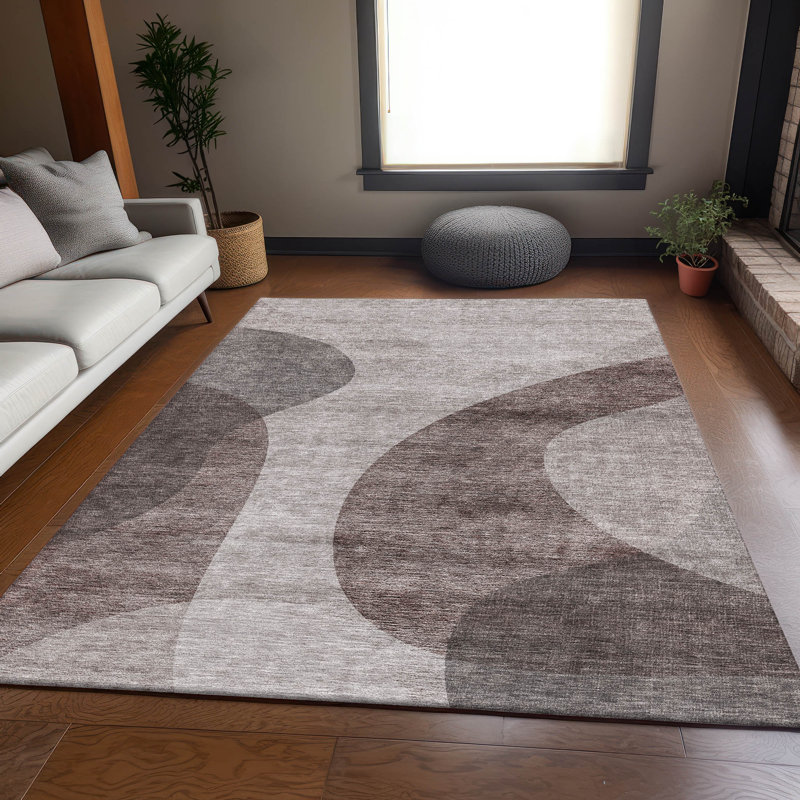 Tapis de qualité supérieure lavable à la machine Arnette, Rectangulaire 3 pi x 5 pi