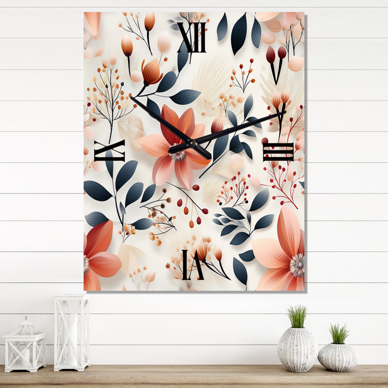 Jamaiyah - Horloge murale bohémienne et éclectique, Moyen