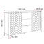 153cm W 3 - Drawer Chest of Drawers-1055673955