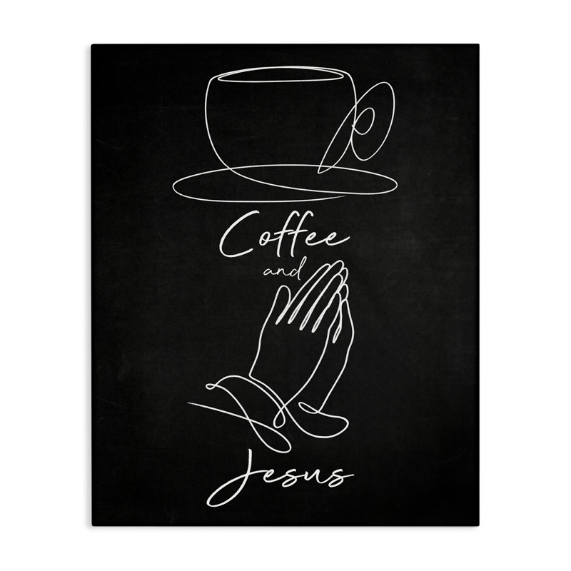 «Coffee & Jesus Prayer», conception de Marcus Prime, H 40 po x l 30 po