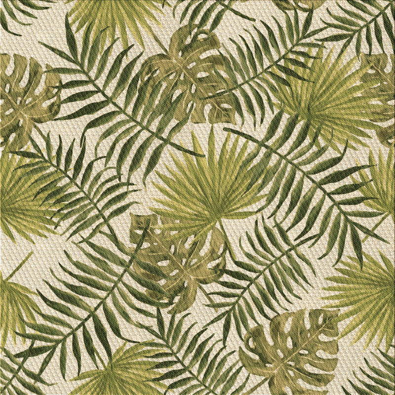 Floral Indoor Rug, Square 7'