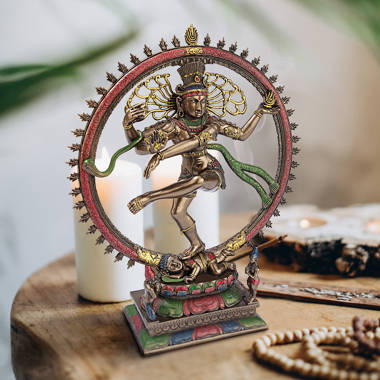 Exoticindia Lord Shiva As Nataraja Statue Red/Gold - Walmart.com