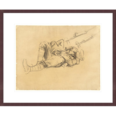 Études pour gazées «[recto]» par John Singer Sargent, impression giclée encadrée