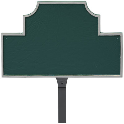 Beckford Petite Address Sign Plaque with Lawn Stake