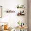 Brijesh Wall Mounted Wine Glass Rack Brown