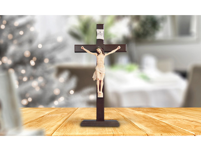 Figurine 16 "H Jesus Nailed On The Cross