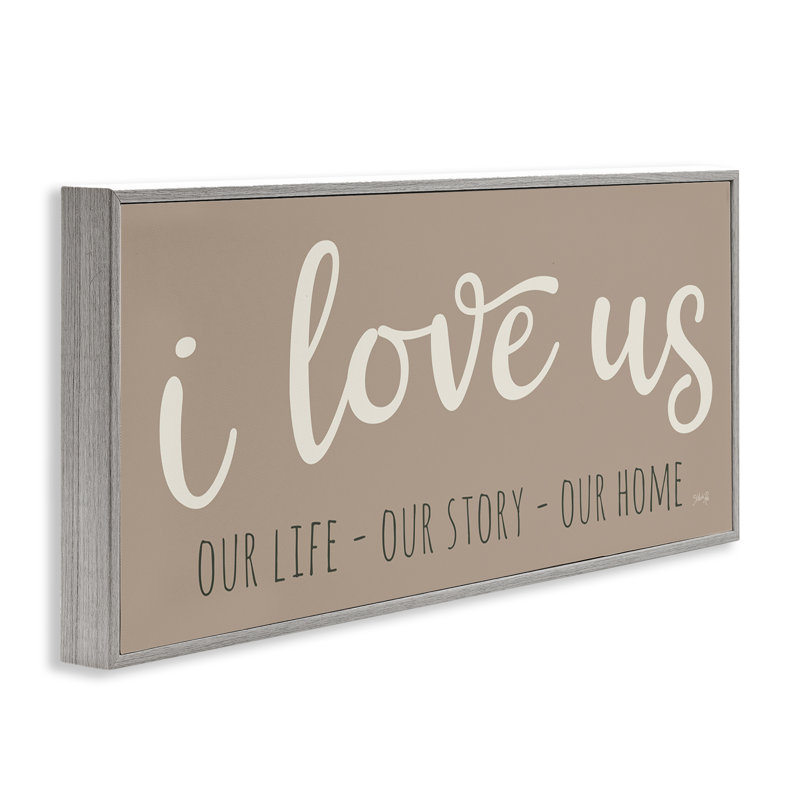 I Love Us, estampe numérique par Marla Rae, Estampe numérique Farmhouse, H 13 po x l 30 po