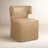 Sardinia Vegan Leather Dining Chair With Casters-101479845