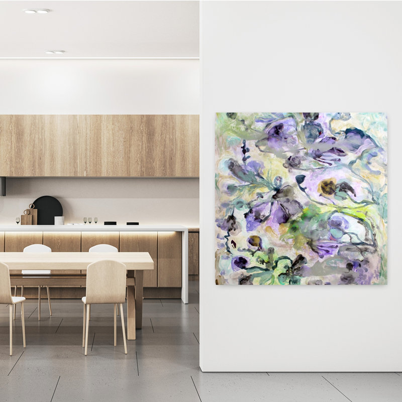 Art contemporain éthéré romantique romantique, H 48 po x l 48 po