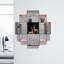 Bibliothèque flottante H 35,43 "x l 35,43" Kell