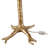 28"H Branch and Black Ostrich Feather Table Lamp-1025411290