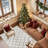 Cream & Gold Diamond Pattern Area Rug, Soft Plush Carpet for Living Room Bedroom, Festive Holiday Rug for Christmas Halloween, Non-Slip Floor Mat for Home Office, Stylish Geometric Decor-2095561463