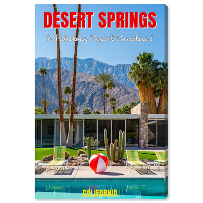 «Desert Springs», reproduction d'art sur toile, photographie côtière par Art Remedy