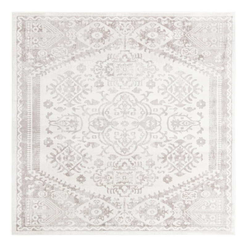 Ervine Oriental Indoor Rug, Square 7'10"