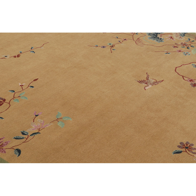 One-of-a-Kind Rectangle: 9' X 12' Hand Knotted Area Rug