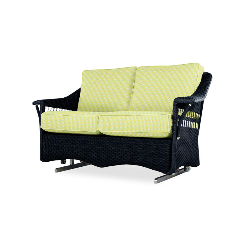 Nantucket Outdoor 2 - Seat Loveseat, Decorline Natural, Ebony