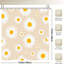 Daisy Pattern Shower Curtains, 71 X 71-1127793265