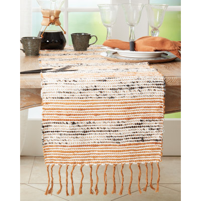 Striped Cotton Table Runner