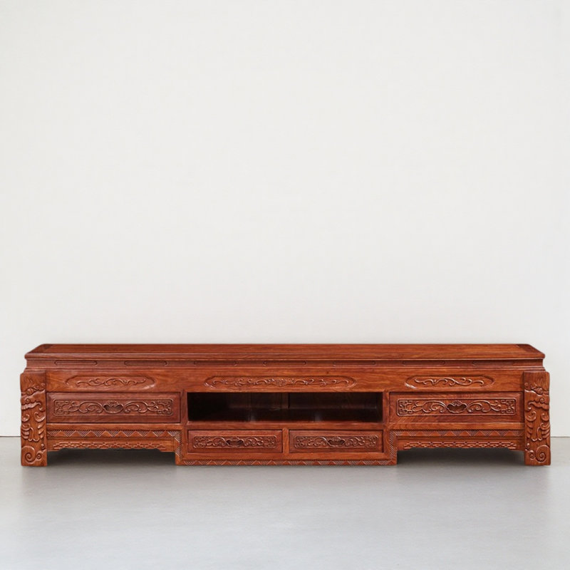 Creative Brown TV Stand, H 18,5 po x L 86,61 po x l 18,9 po
