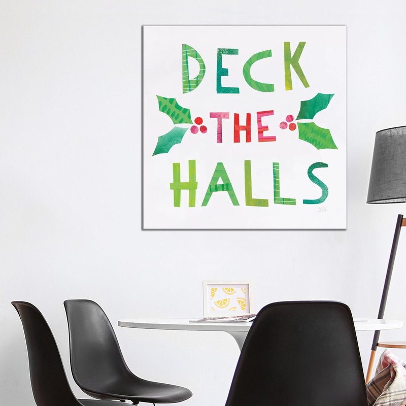 Christmas Collage II by Melissa Averinos - 1 Piece Wrapped Canvas Wall Art, 93.98 cm H x 93.98 cm W x 3.175 cm D