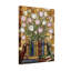 Plantes et fleurs, tulipes, livres, vitrail, reproduction d'art sur toile-1980774314