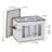 Tall Wine Windowed Storage Chest