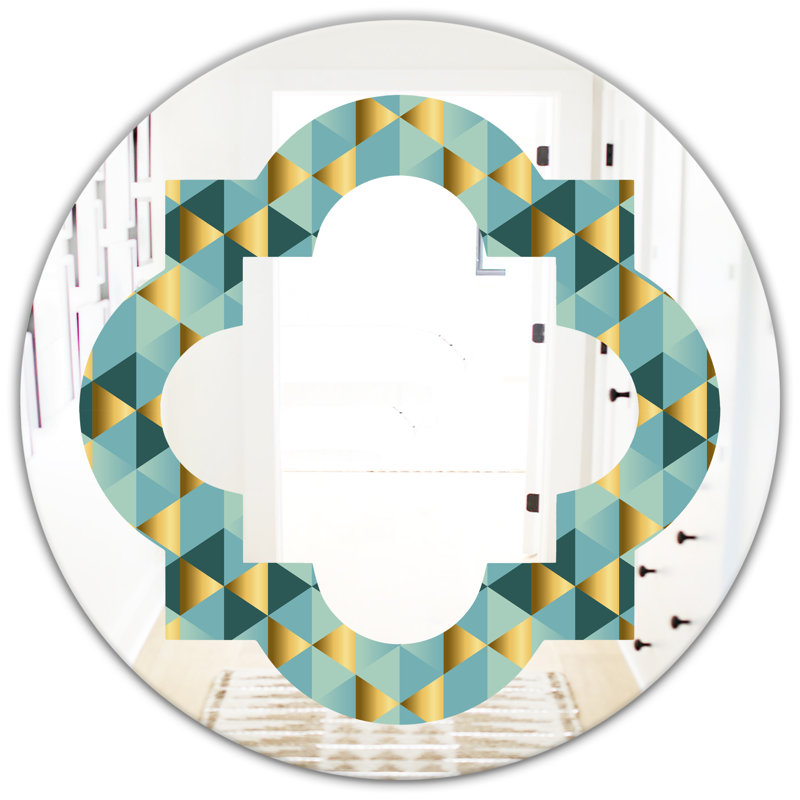 Miroir mural Quatrefoil Dynamics V, H 31,5 po x l po