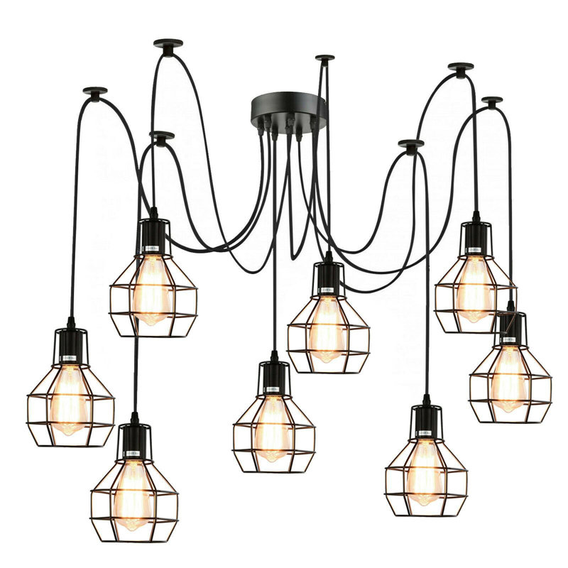 Key Largo 8 - Light Black Cluster Pendant