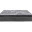 Très grand 14 po + matelas en mousse à mémoire de forme, housse de 380 g / m², gris et enveloppé