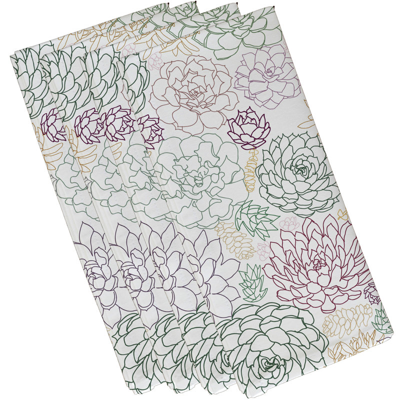 Ensemble de serviettes 4 pièces Gorrell, Mauve