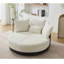 Chaise pivotante moderne surdimensionnée à 360 ° avec support de téléphone réglable-1425066545