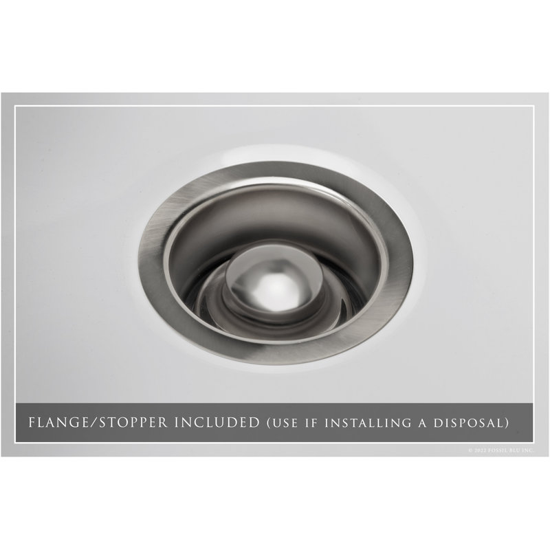Luxury Solid Fireclay Farmhouse Sink, Stainless Steel Accessories