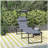 Outsunny Outdoor Lounge Chair, Adjustable Backrest Folding Chaise Lounge, Cushioned Tanning Chair w/Sunshade Roof & Pillow Headrest for Beach, Camping, Hiking, Gray-158784559
