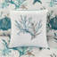 Édredon pour très grand lit - 7 pièces en coton à motif de coquillages et de coraux