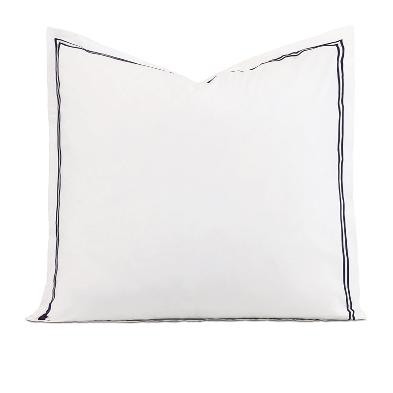 Taie décorative Enzo, Européen, Blanc / noir