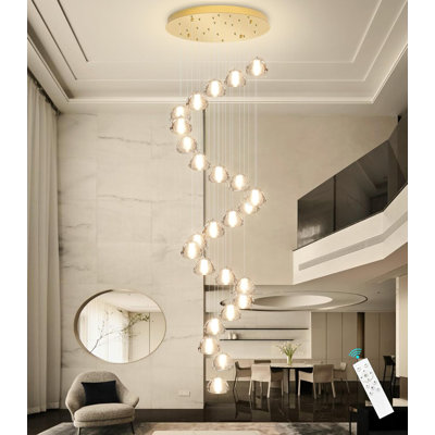 25 - Light Dome Crystal Chandelier