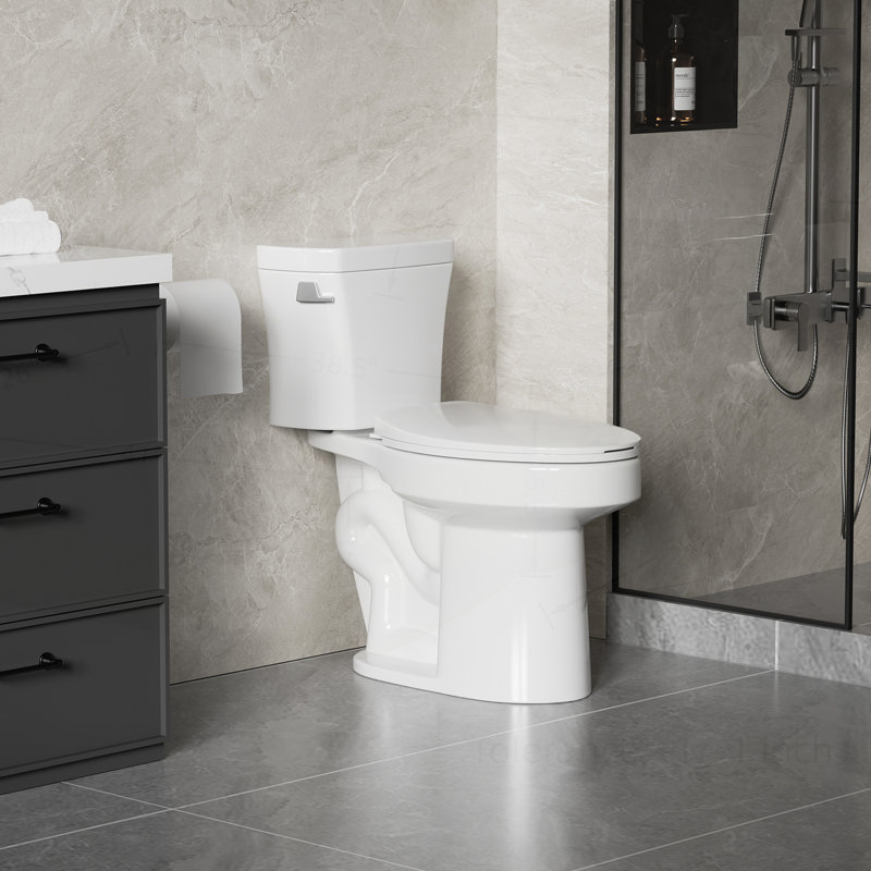 Toilette deux pièces à haut rendement Siphonic pour un confort et une hygiène ultimes