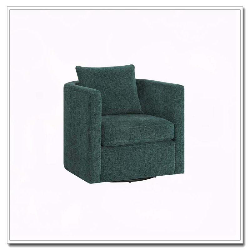 Fauteuil demi-tonneau Sutton, Paon
