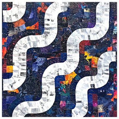 Tapisserie murale abstraite - art mural
