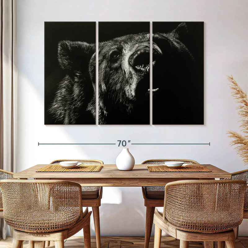 Brampt Scratchboard Critic, 42" H x 65" W