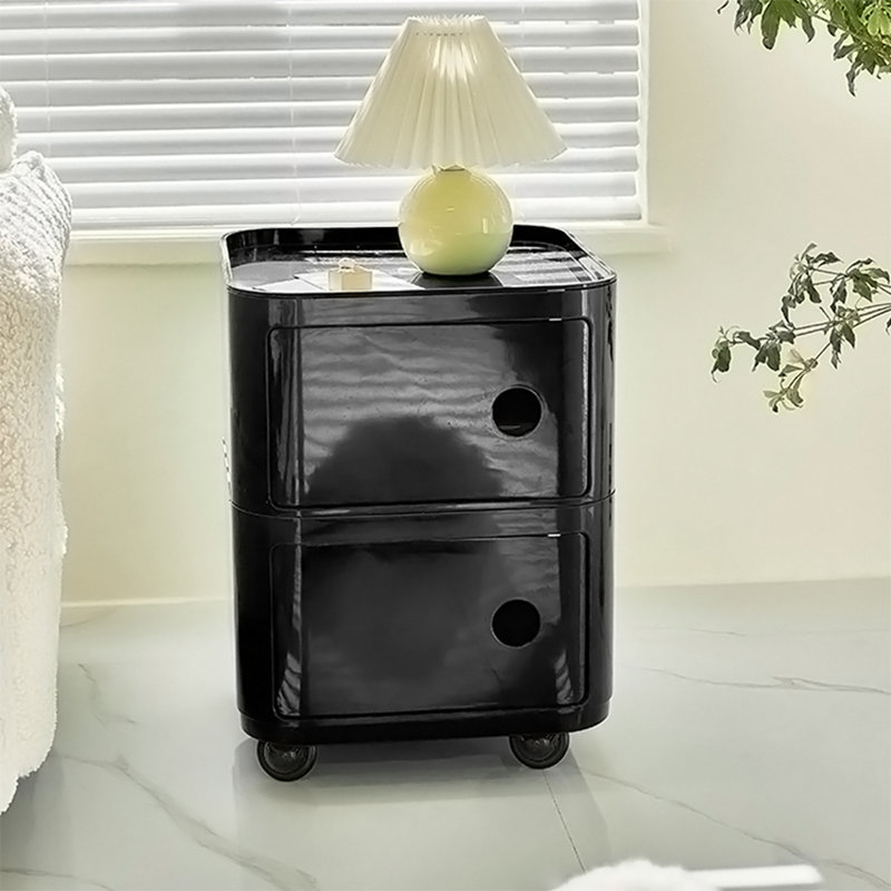 Lineysha Tray Top Wheel End Table