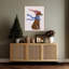 «Windswept Fox» par Fab Funky, impression sur toile encadrée